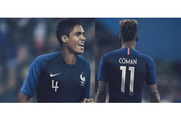 フランス代表、ロシアW杯に向けた2018新ユニフォームを発表！ 画像