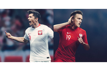 ポーランド代表、ロシアW杯ユニフォームは「イーグルの残像」を表現！ 画像