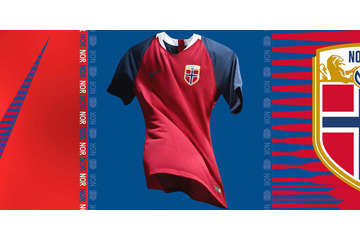 ノルウェー代表、2018新ユニフォームを発表！デザインは“輝きの90年代”に回帰 画像