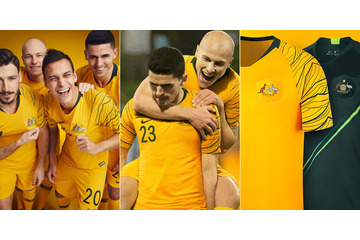オーストラリア代表、W杯ユニフォームを発表！ホームはあの「プレーオフ」に触発 画像