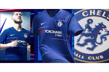 チェルシー、2018-19新ユニフォームを発表！デザインは1980-90年代に触発 画像