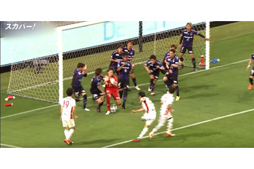 名古屋DF内田健太、「間接FK」のコースが凄かった！まさにボール一つ分… 画像