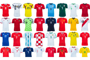 「W杯出場全32か国ユニフォームランキング！全64着を格付け」 画像