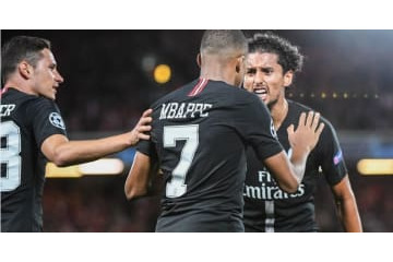 「PSG×ジョーダン」コラボユニ！選手たちの試合着用画像を見まくる 画像