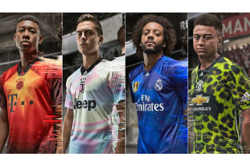 「FIFA19・欧州4クラブ」の4thユニフォーム、adidasが数量限定で本当に発売！ 画像