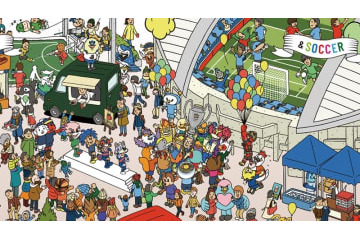 全部見つけられた？Jリーグが「マスコットをさがせ！」な面白ビジュアルを公開 画像