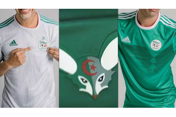 アルジェリア代表、2019新ユニフォームを発表！「キツネがラブリー」と話題に 画像