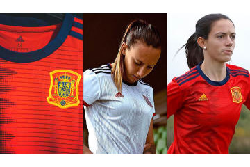 スペイン女子代表、W杯に向けた「完全オリジナル」の新ユニフォームを発表！ 画像