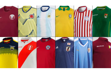 コパ・アメリカ2019、出場12チームのユニフォームまとめ 画像