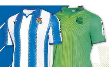 レアル・ソシエダ、「意外なグラフィック」の2019-20新ユニフォームを発表！ 画像
