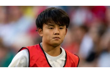 久保建英、レアルGKクルトワを打ち抜いた「強烈シュート」がこれ！ 画像