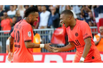 ネイマールとエムバペ、コンビ復活！「仲良しデュオで奪ったゴール」がこれ 画像