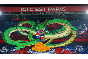 エムバペも見た！PSG戦に再降臨した「ドラゴンボール」がこれ 画像