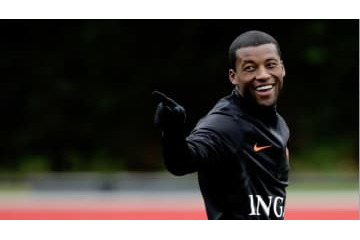 オランダ代表ワイナルドゥム、かっこよすぎる「ボール拾い」がこれ 画像