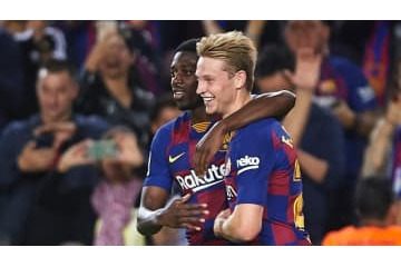 デヨング、爆速デンベレ以上のスピード！？話題の「鬼スプリント」がこれ 画像