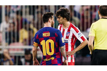 メッシvs天才フェリックスが勃発！「一触即発ピリピリシーン」がこれ 画像