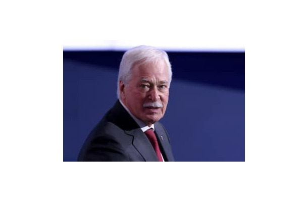 ロシアのボリス・グリズロフ元下院議長＝昨年12月、モスクワ（タス＝共同）