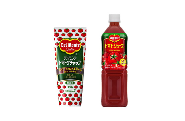 キッコーマンが値上げする「デルモンテ」ブランドのトマトケチャップとジュース