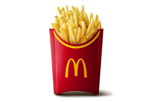 日本マクドナルドが販売を再開する「マックフライポテト」のLサイズ（同社提供）