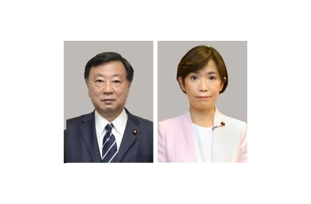 松野博一官房長官、堀内詔子五輪相