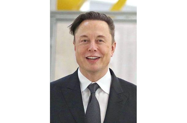 米テスラのイーロン・マスクCEO（ゲッティ＝共同）