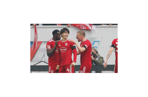 日本代表MF田中碧、ドイツ2部移籍後初ゴールがこれだ（動画あり）