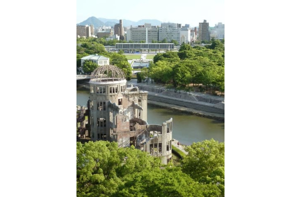 広島市の平和記念公園周辺