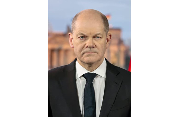 ドイツのショルツ首相（ゲッティ＝共同）