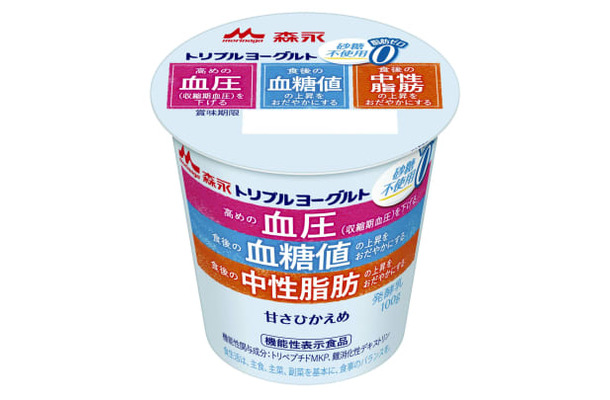 森永乳業が自主回収する「トリプルヨーグルト砂糖不使用　カップ製品　100g」