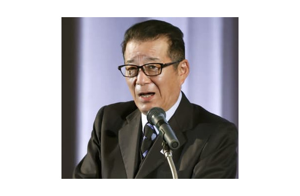 3月、日本維新の会の党大会であいさつする松井一郎代表＝大阪市内のホテル