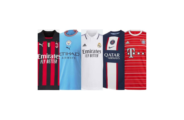 欧州サッカー 2022-23シーズン新ユニフォームまとめ