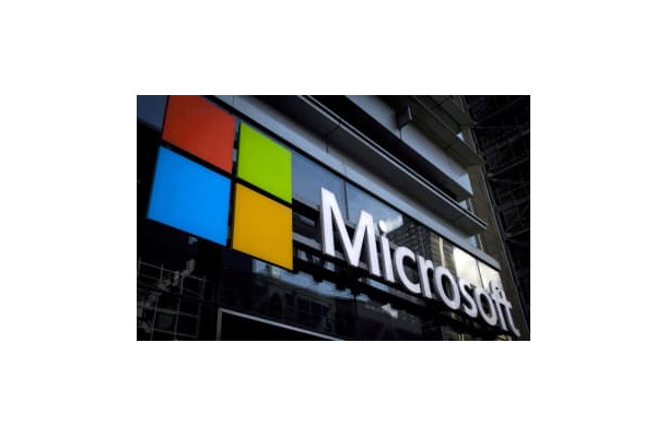米マイクロソフトのロゴ（ロイター＝共同）