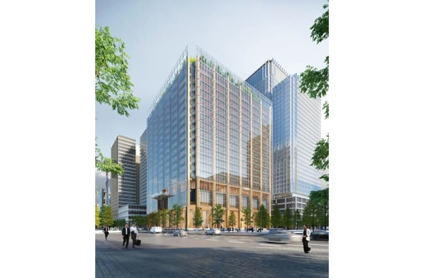 東京海上ホールディングスなどの新本社ビルのイメージ（Renzo　Piano　Building　Workshop提供）
