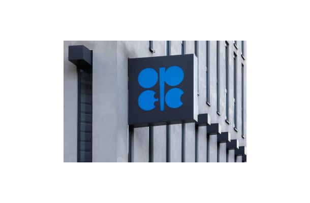 石油輸出国機構（OPEC）のロゴ＝3月、ウィーン（AP＝共同）