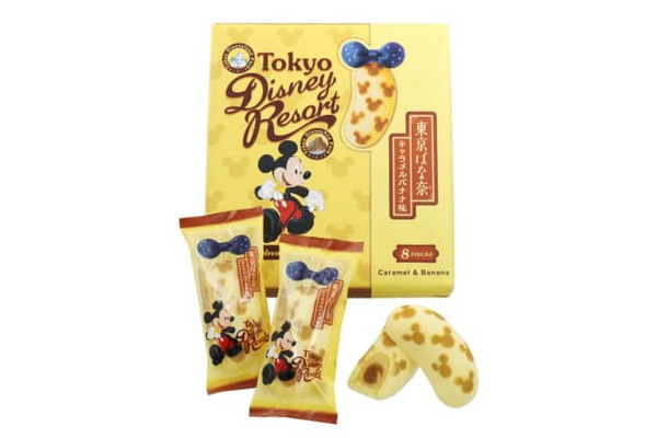 オリエンタルランドが自主回収する菓子「東京ばな奈キャラメルバナナ味」（オリエンタルランド提供）