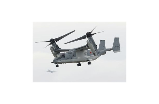 陸上自衛隊の輸送機V22オスプレイ＝2020年11月、千葉県木更津市