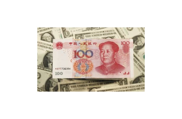中国の人民元紙幣
