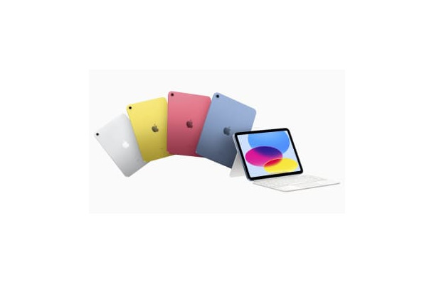 米アップルが発売する画面が大型化したアイパッドの新製品（同社提供、共同）