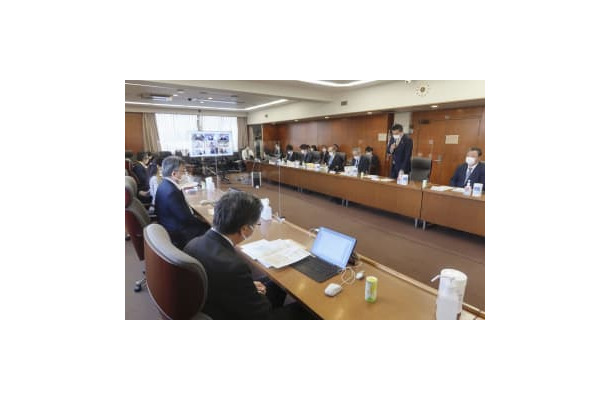 農水省が開いた主食用米の需給見通しに関する会合＝20日午前、東京都千代田区