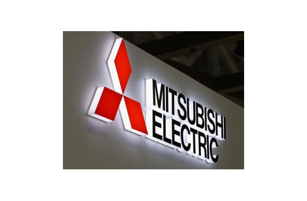 三菱電機のロゴ＝2019年12月、東京都江東区