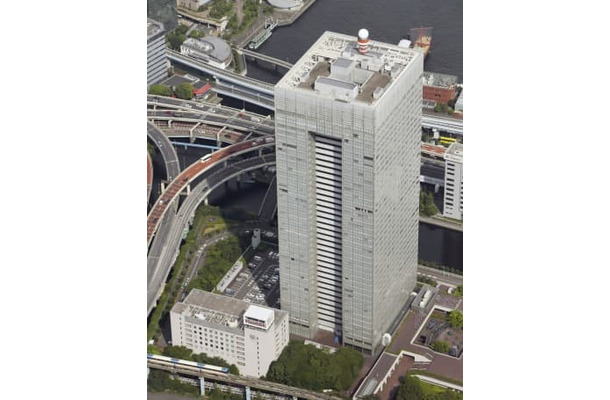 東芝本社が入るビル＝東京都港区