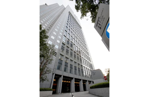 消費者庁が入居している超高層ビル、「山王パークタワー」＝東京・永田町