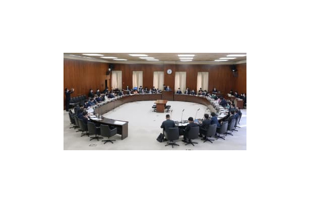 国会で開かれた参院憲法審査会＝9日午後