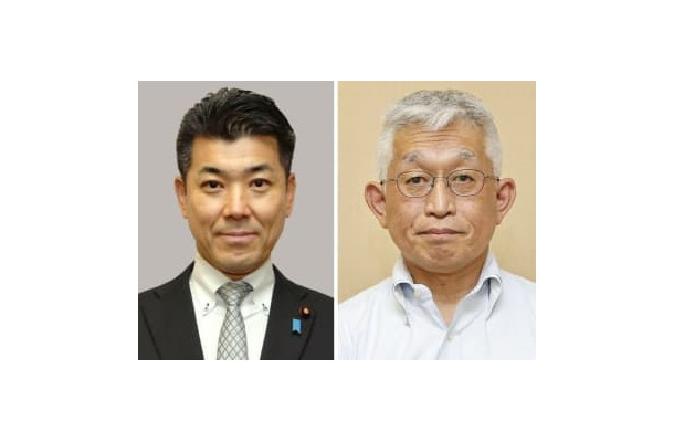 立憲民主党の泉健太代表（左）、兵庫県明石市の泉房穂市長