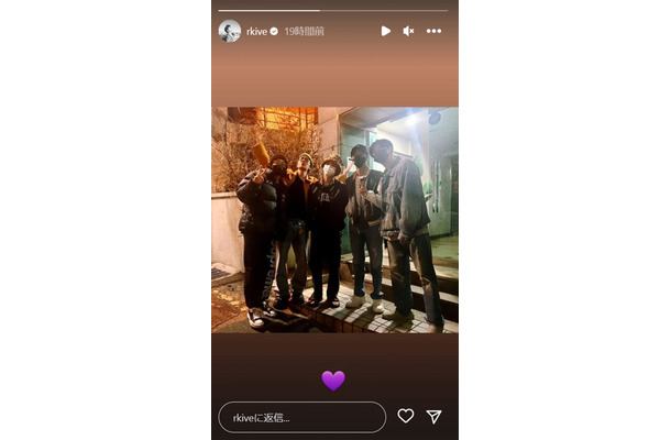 ジョングク、J-HOPE、SUGA、JIN、RM／RM Instagramストーリーズより