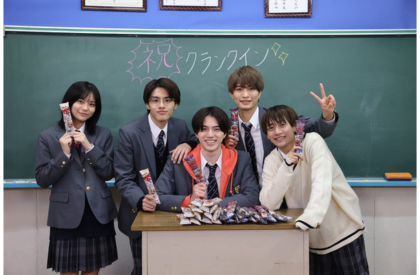 （左から）永瀬莉子、金指一世、岩崎大昇、那須雄登、藤井直樹 （C）日本テレビ