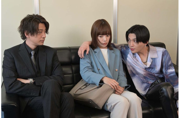 三浦翔平、桜井ユキ、八木勇征「ホスト相続しちゃいました」第8話より（C）カンテレ