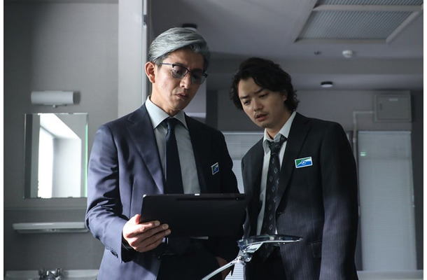 木村拓哉、染谷将太「風間公親－教場0－」第10話より（C）フジテレビ