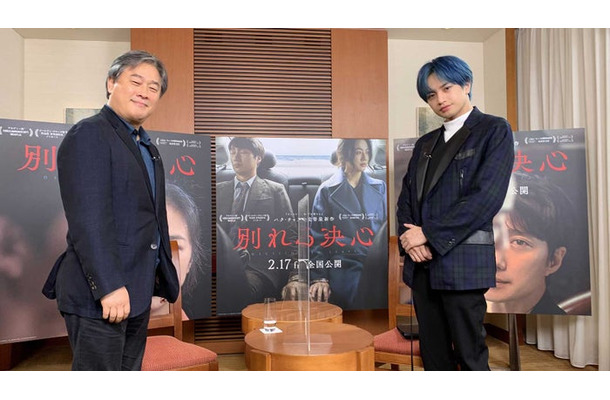 （左から）パク・チャヌク、中島健人（提供写真）