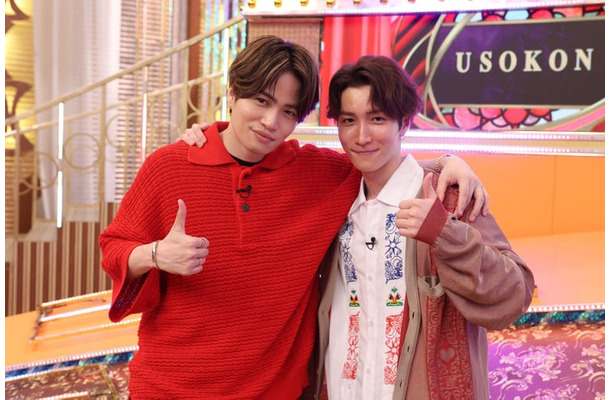菊池風磨、渡辺翔太（C）フジテレビ